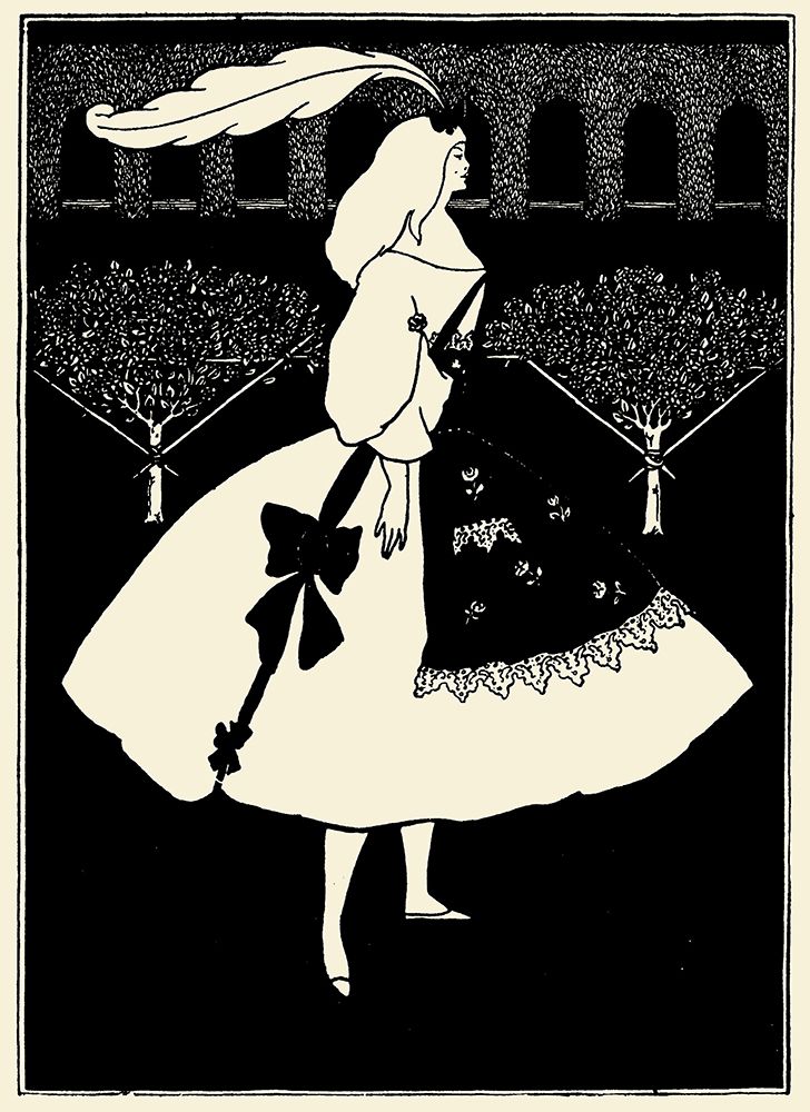 Yellow Book 1894 Vol.2 - Slippers of Cinderella art print by Aubrey Beardsley for $57.95 CAD