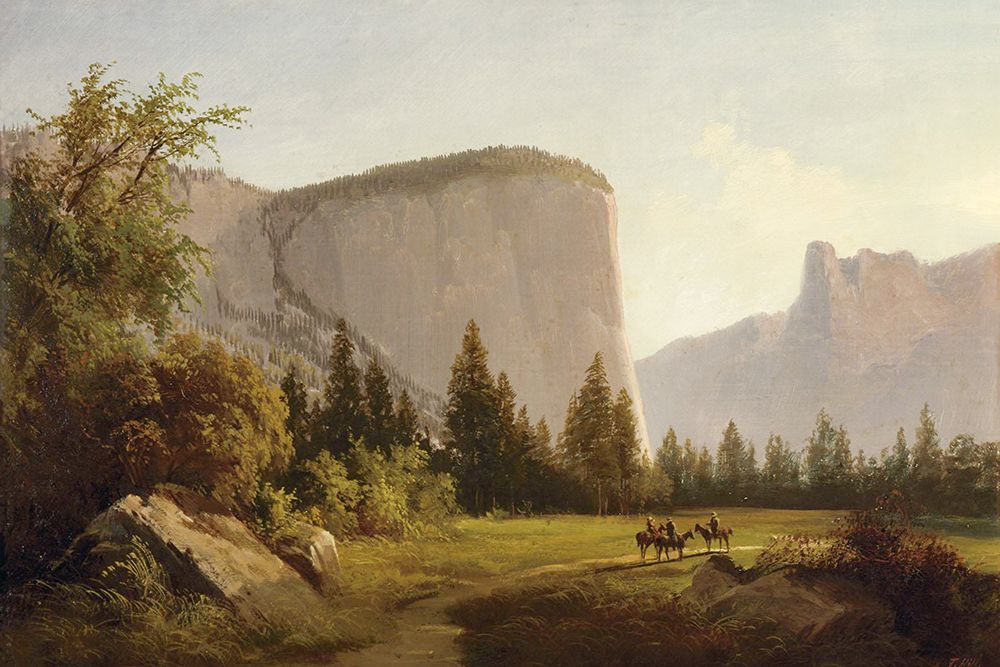 El Capitan, Yosemite Valley art print by Thomas Hill for $57.95 CAD