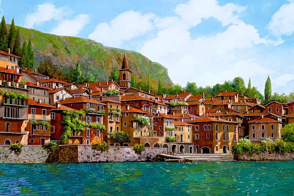 Bellano Sul Lago Di Como art print by Guido Borelli for $57.95 CAD