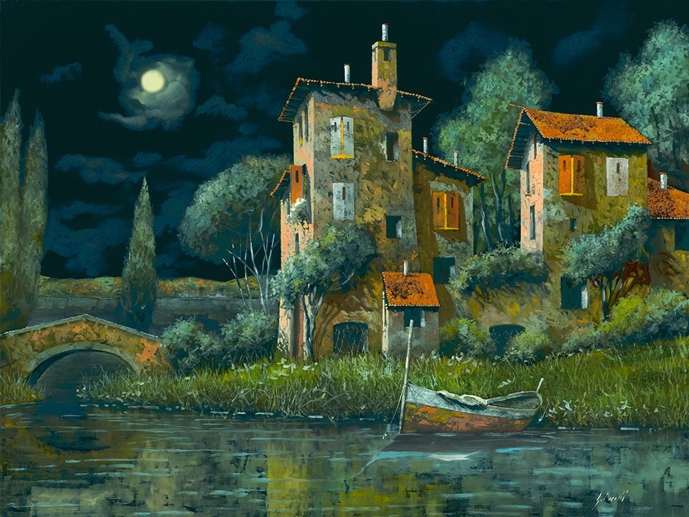 Notte Nera art print by Guido Borelli for $57.95 CAD