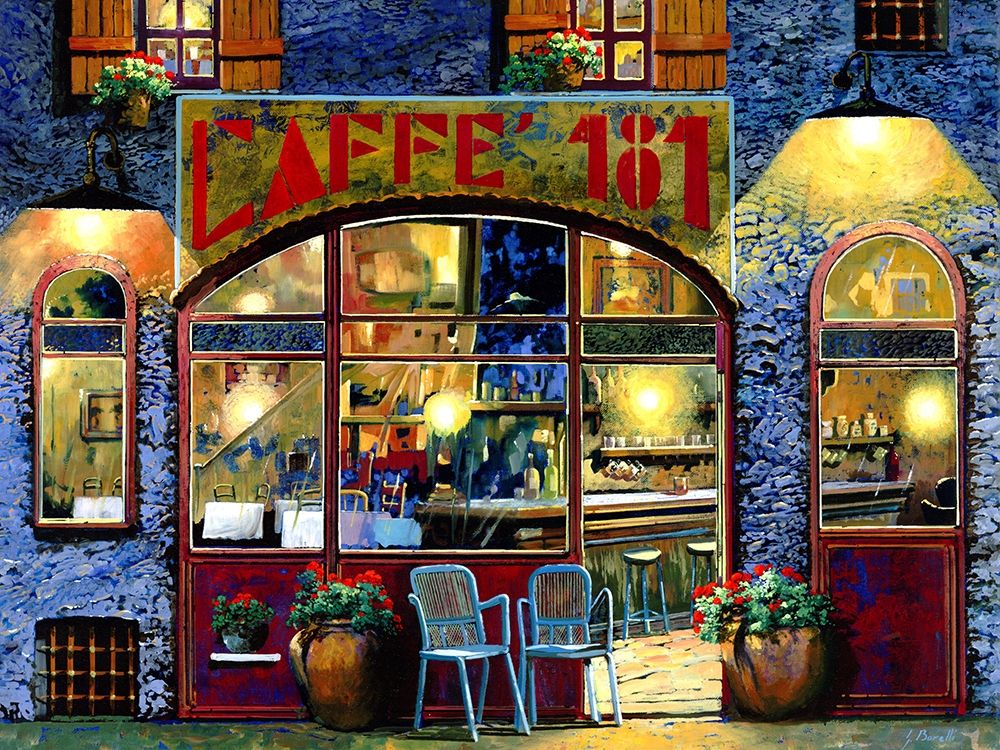 caffe 181 art print by Guido Borelli for $57.95 CAD