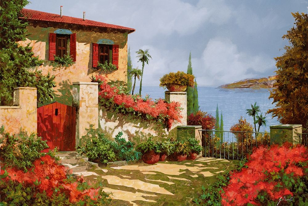 il giardino rosso art print by Guido Borelli for $57.95 CAD