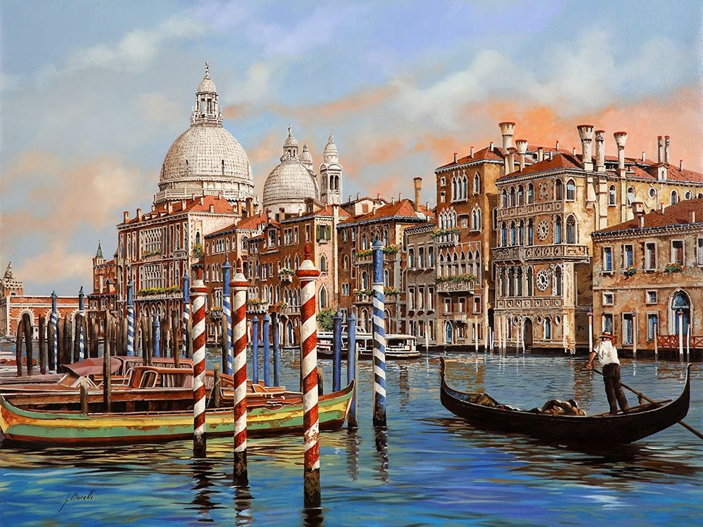 il Canal Grande art print by Guido Borelli for $57.95 CAD