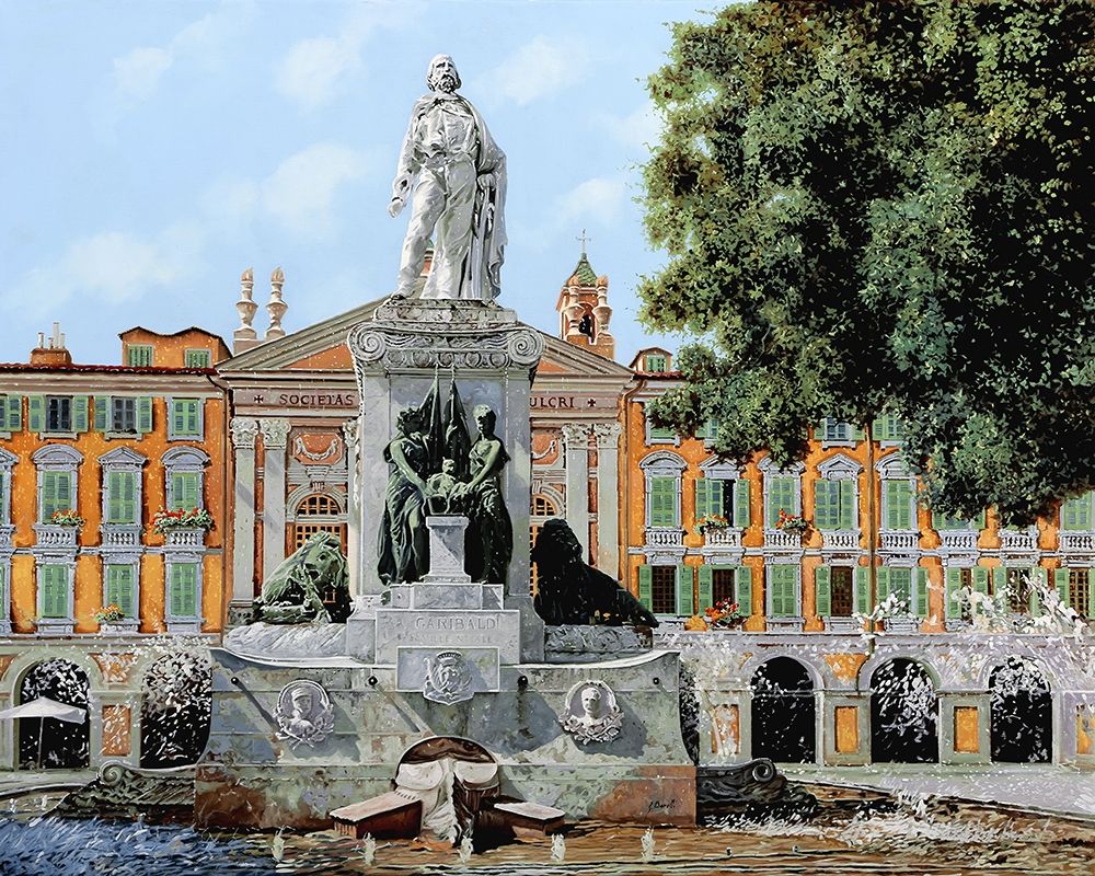 Place Garibaldi in Nice art print by Guido Borelli for $57.95 CAD