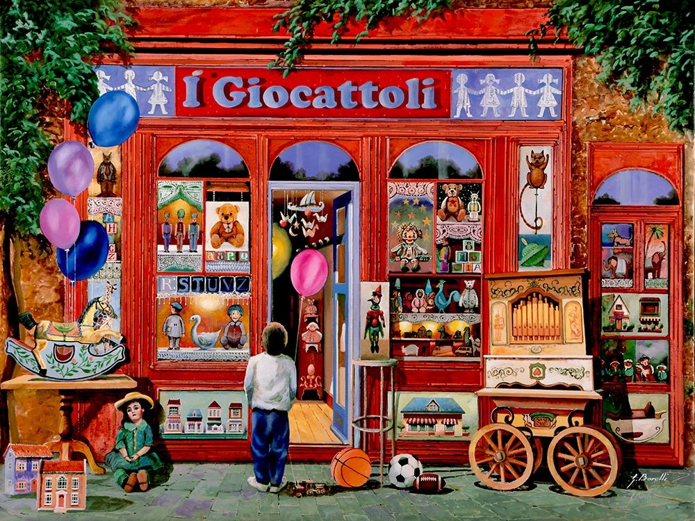 The Toy Shoppe art print by Guido Borelli for $57.95 CAD
