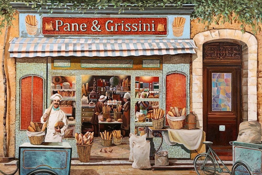 Pane and Grissini art print by Guido Borelli for $57.95 CAD