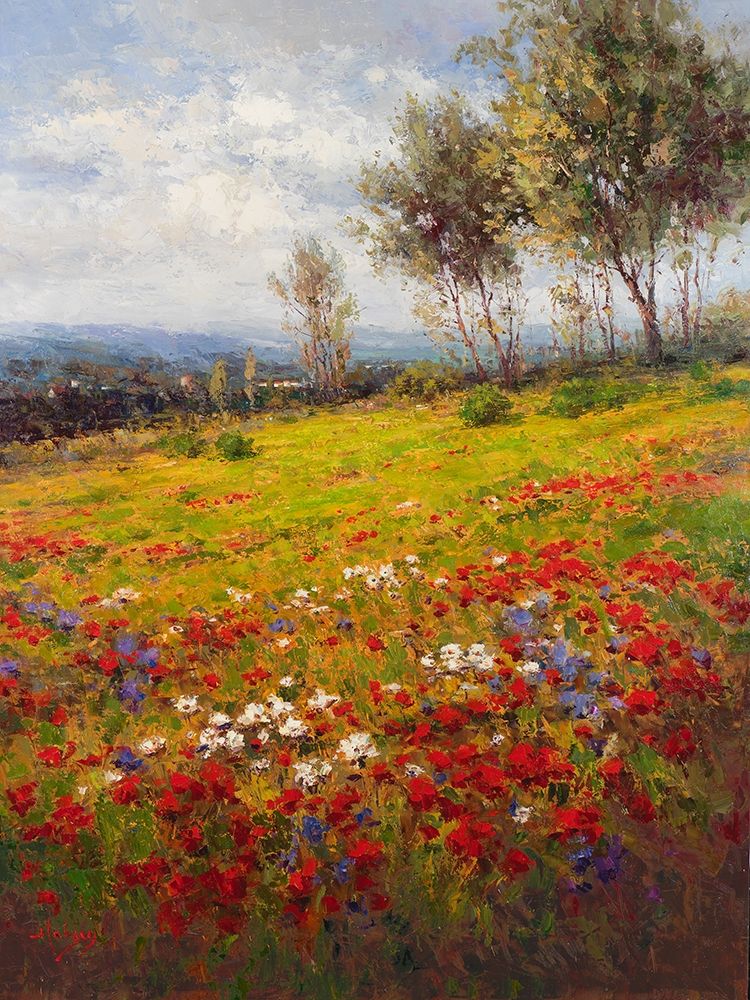 Wildflower Hillside art print by Hulsey for $57.95 CAD