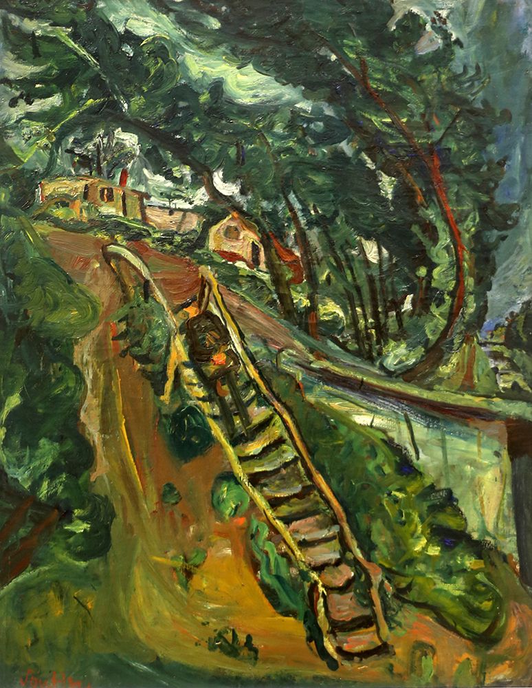 Man Walking the Stairs 1922 art print by Chaim Soutine for $57.95 CAD