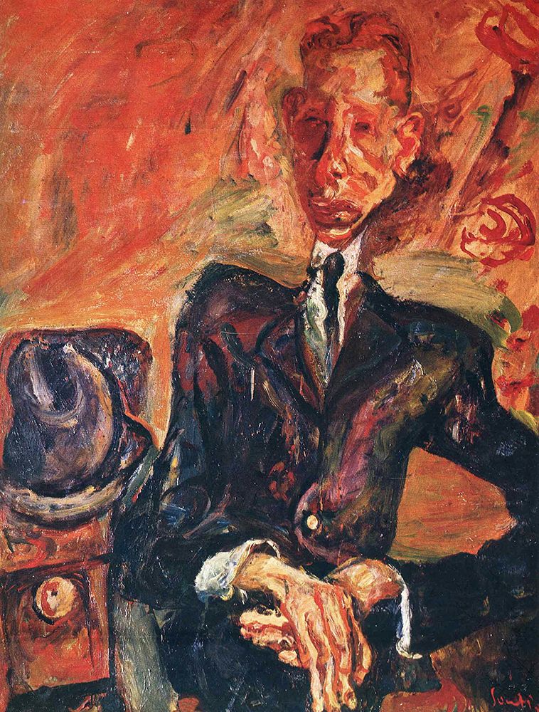 Portrait Of A Man With A Felt Hat 1924 art print by Chaim Soutine for $57.95 CAD