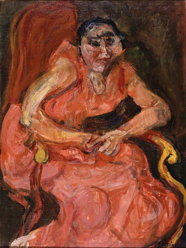 Woman in Pink 1924 art print by Chaim Soutine for $57.95 CAD