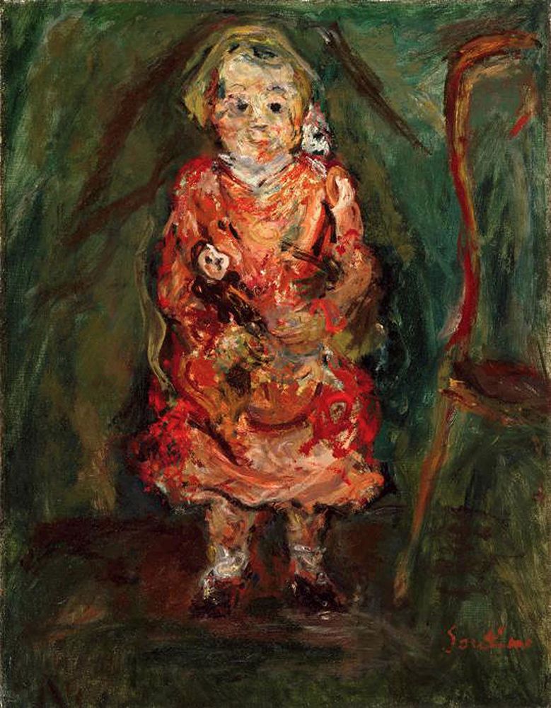 Young Girl with a Doll 1926 art print by Chaim Soutine for $57.95 CAD