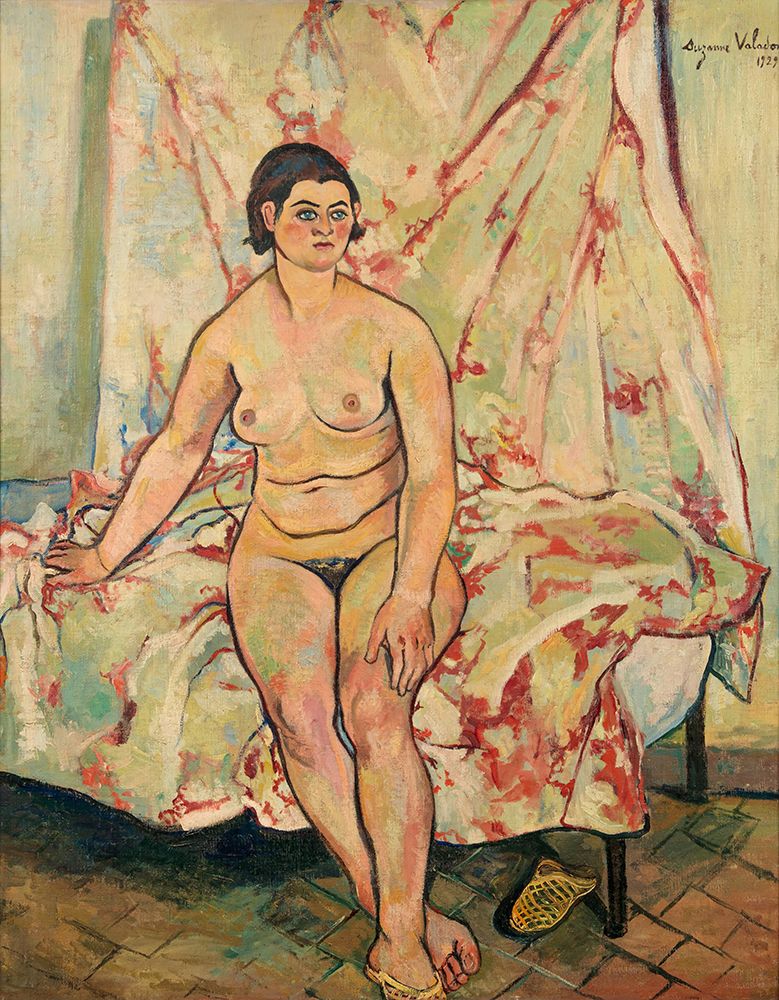 Nude Sitting on the Edge of a Bed 1929 art print by Suzanne Valadon for $57.95 CAD