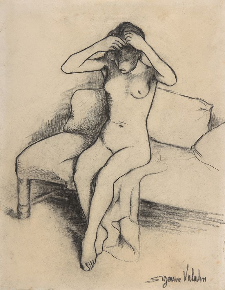 Nude Sketch art print by Suzanne Valadon for $57.95 CAD