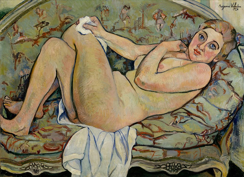 Reclining Nude 1928 art print by Suzanne Valadon for $57.95 CAD