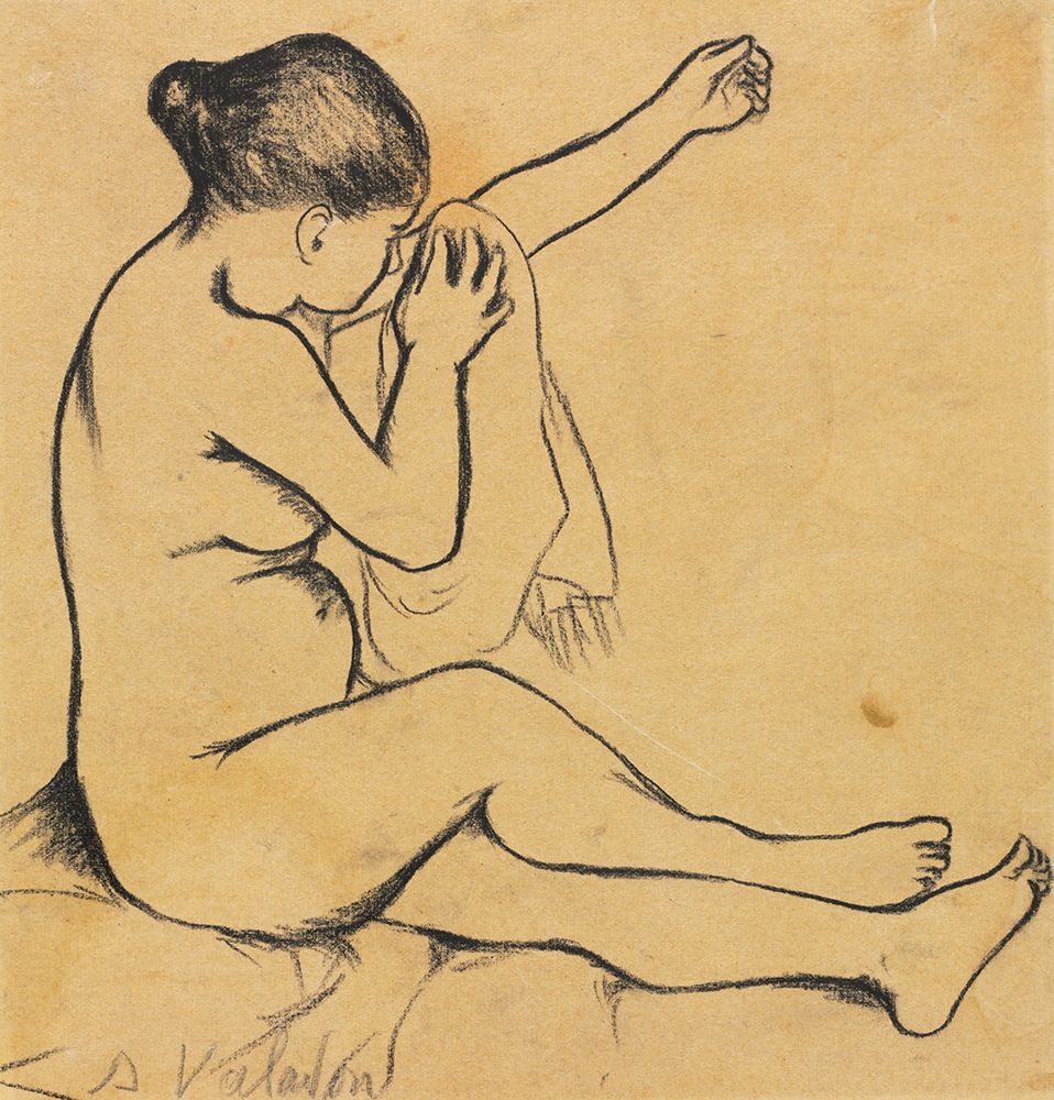 Seated Female Nude art print by Suzanne Valadon for $57.95 CAD