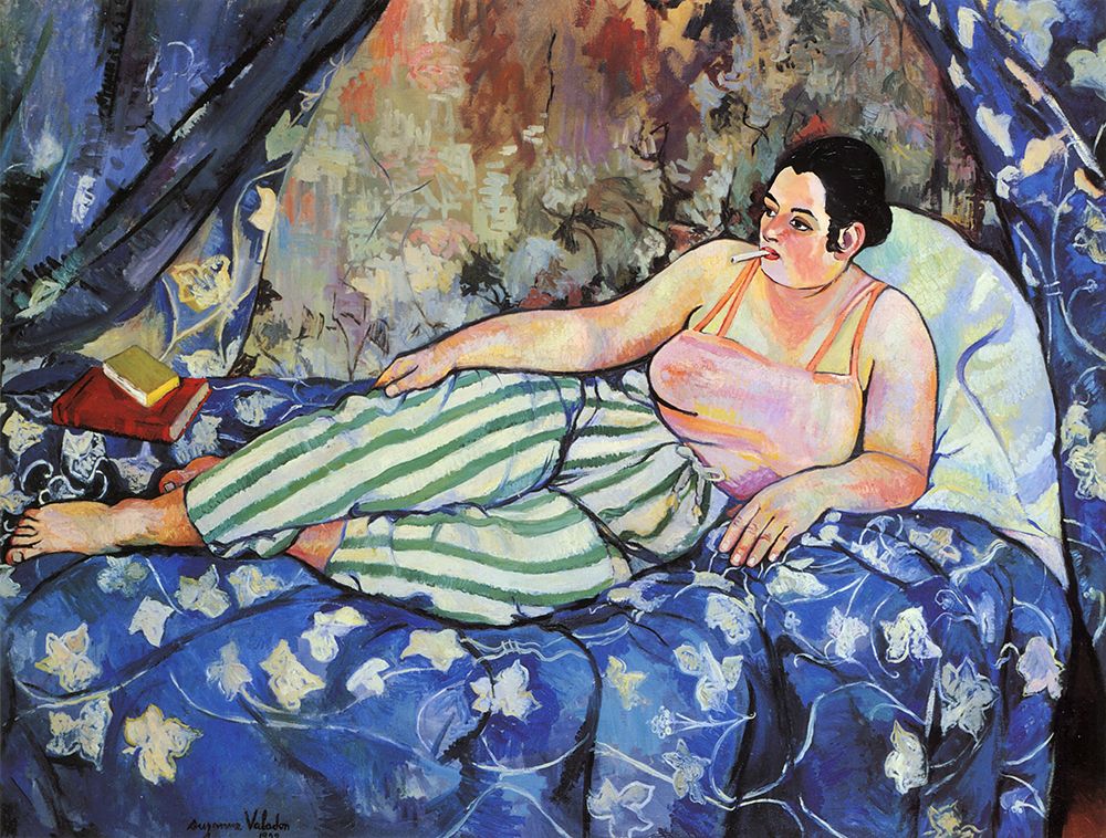 The Blue Room 1923 art print by Suzanne Valadon for $57.95 CAD