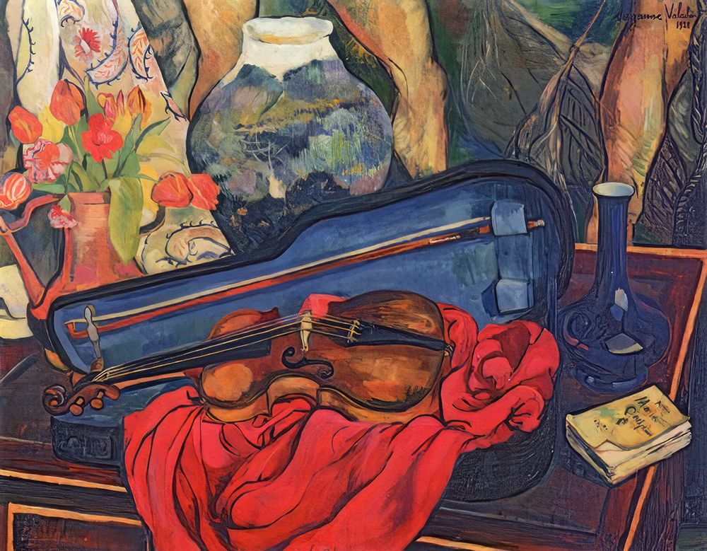 The Violin Case 1923 art print by Suzanne Valadon for $57.95 CAD