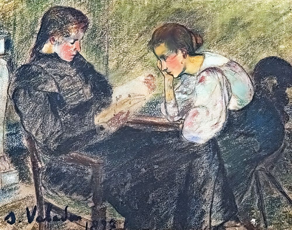 Two Seated Women 1897 art print by Suzanne Valadon for $57.95 CAD