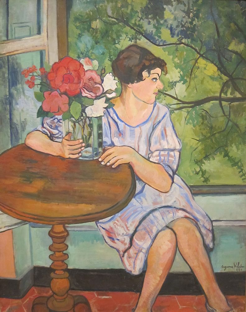 Young Girl in Front of a Window 1930 art print by Suzanne Valadon for $57.95 CAD