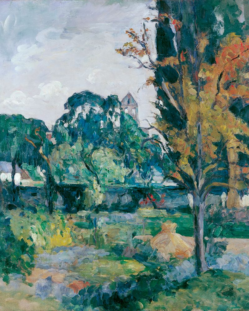 Landscape With Tower art print by Paul Cezanne for $57.95 CAD