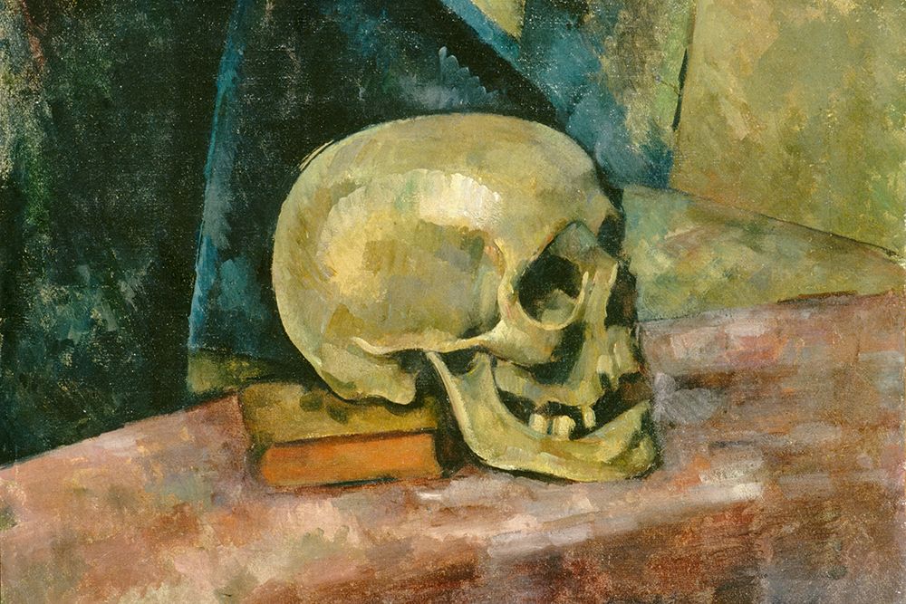Still Life With Skull art print by Paul Cezanne for $57.95 CAD