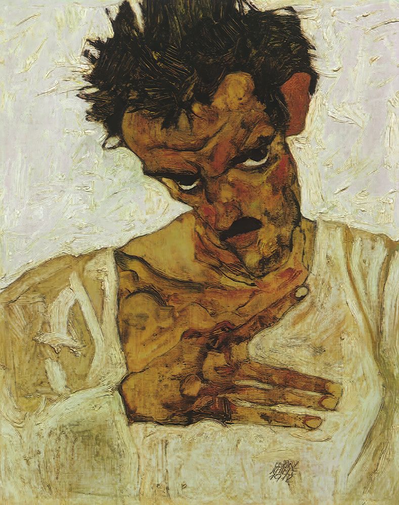 Study for The Hermits 1912 art print by Egon Schiele for $57.95 CAD