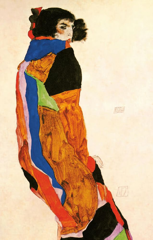 The Dancer Moa 1911 art print by Egon Schiele for $57.95 CAD
