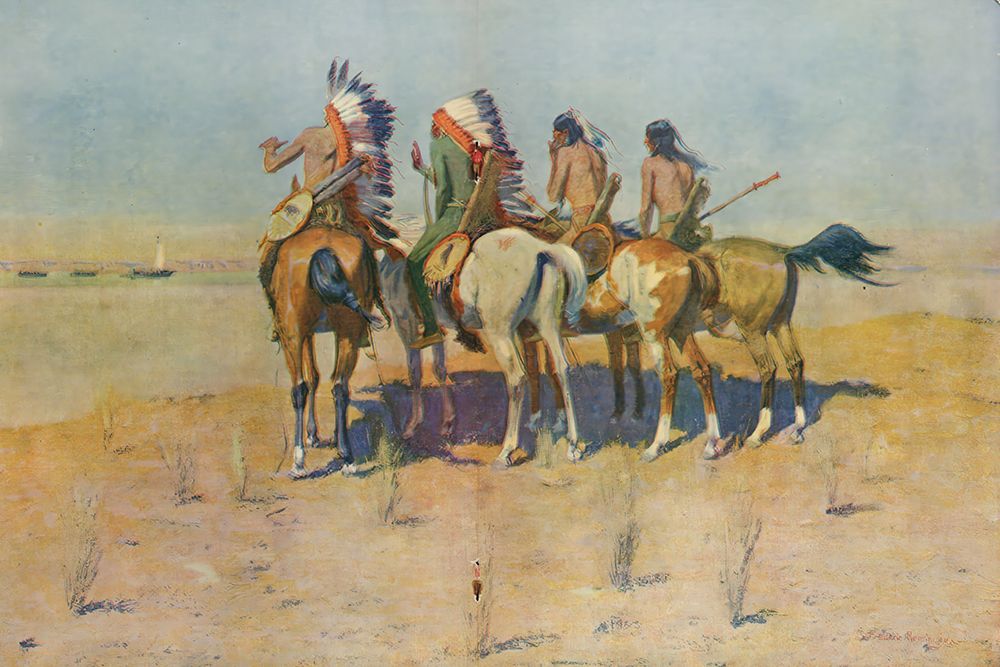 The Pioneers 1904 art print by Frederic Remington for $57.95 CAD