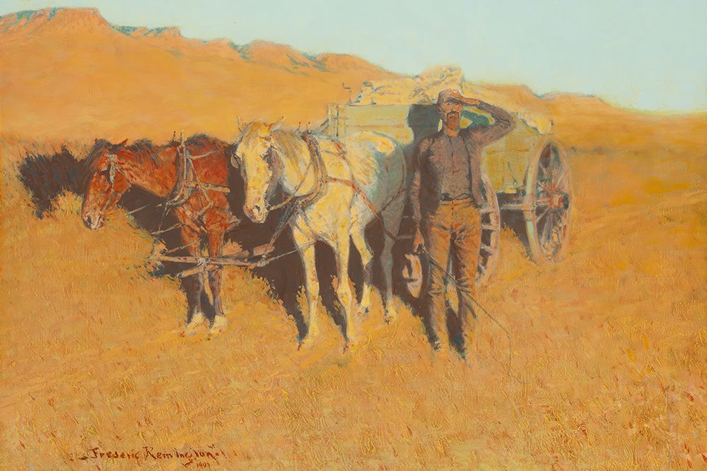 The Dry Camp art print by Frederic Remington for $57.95 CAD