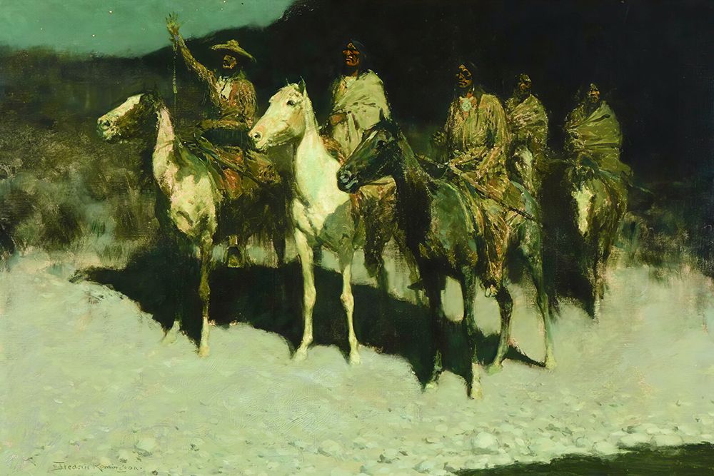 Who Comes There art print by Frederic Remington for $57.95 CAD