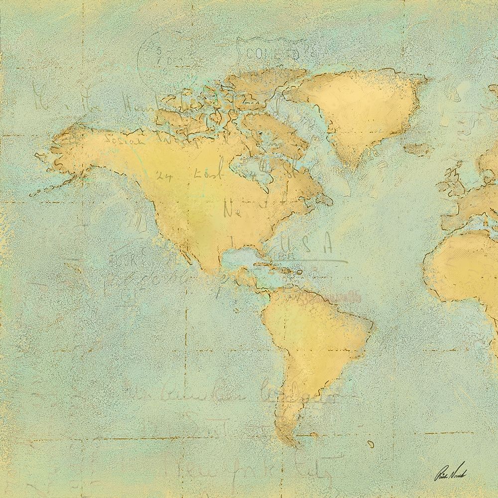 Map II art print by Rick Novak for $57.95 CAD