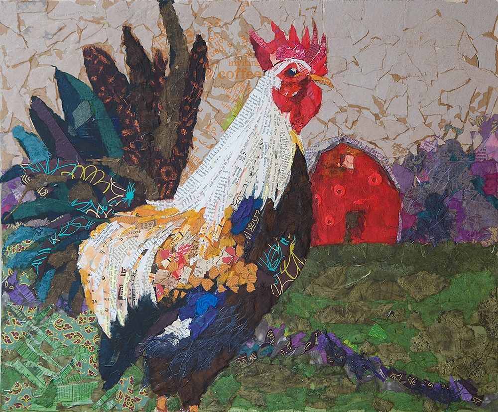 Au Chant du Coq art print by Elizabeth St Hilaire for $57.95 CAD