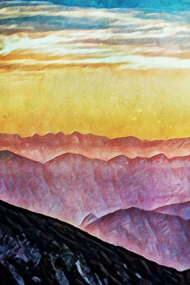 Coloured Summit Sunset I art print by Ashley Aldridge for $57.95 CAD