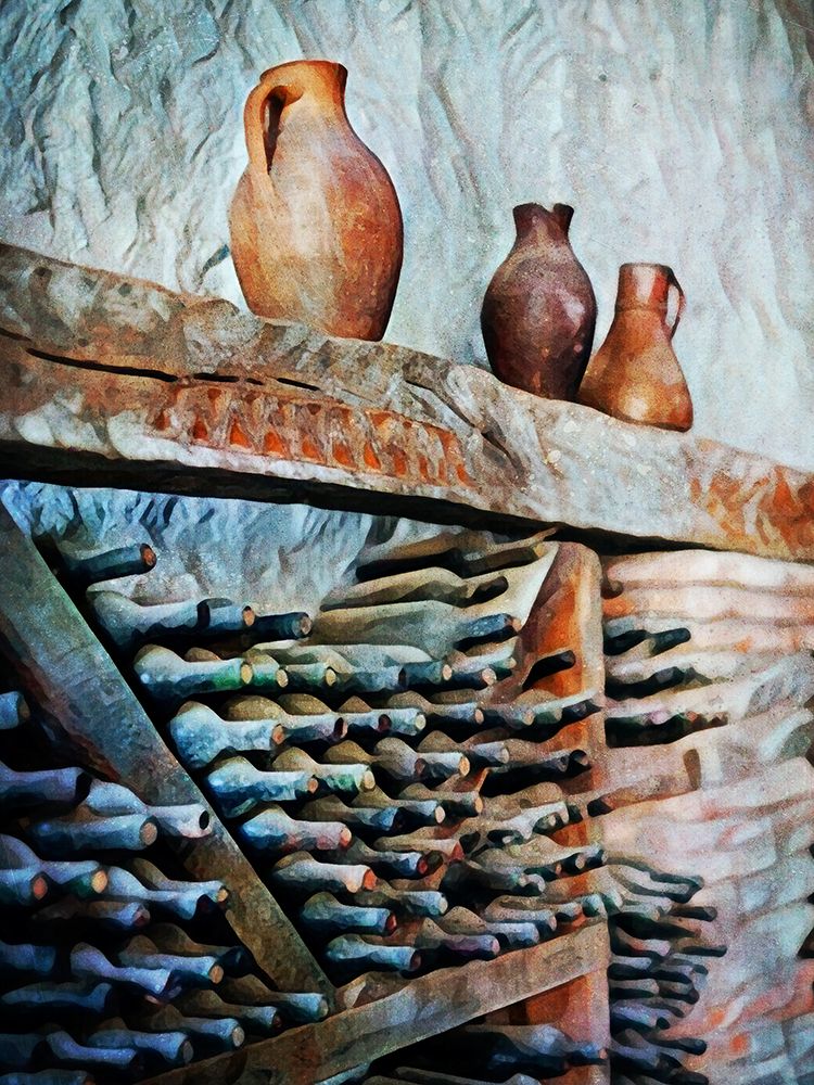 Dusty Wine Bottles Discovered art print by Ashley Aldridge for $57.95 CAD