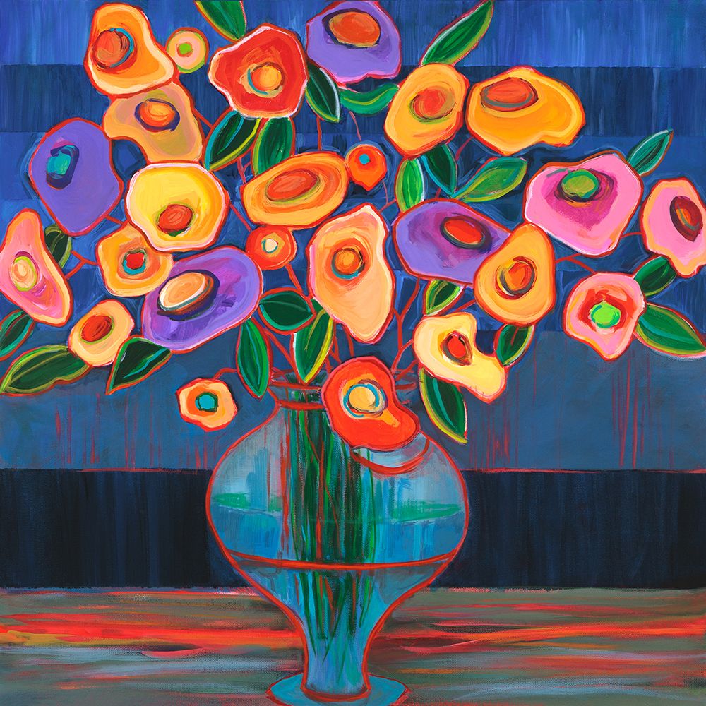 Flower Delight II art print by Julie Joy for $57.95 CAD