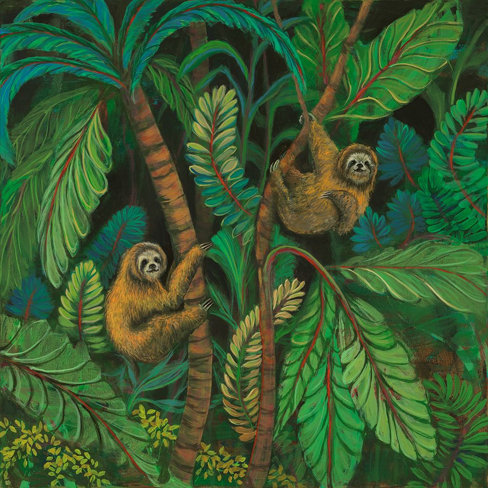 Sloth Journey art print by Julie Joy for $57.95 CAD