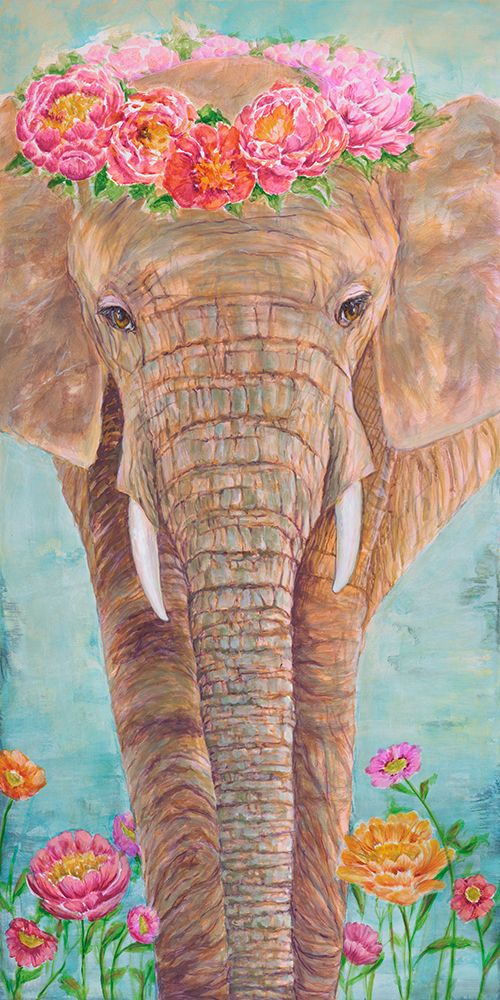 Zen Elephant art print by Julie Joy for $57.95 CAD