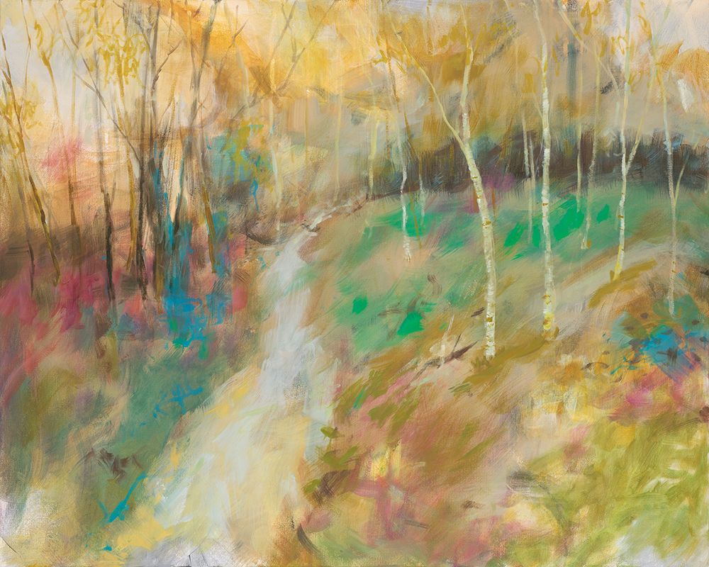 Wooded Pathway I art print by Julie Joy for $57.95 CAD