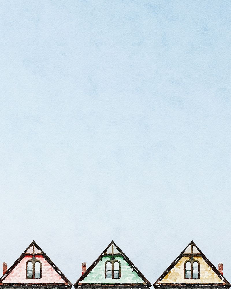 Rooftop Trio art print by Kim Curinga for $57.95 CAD