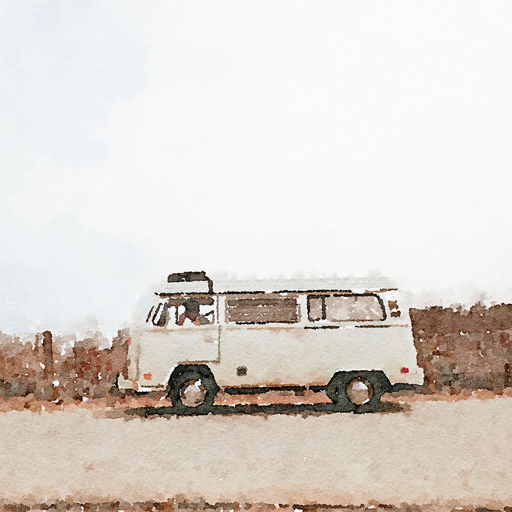 White Camper art print by Kim Curinga for $57.95 CAD
