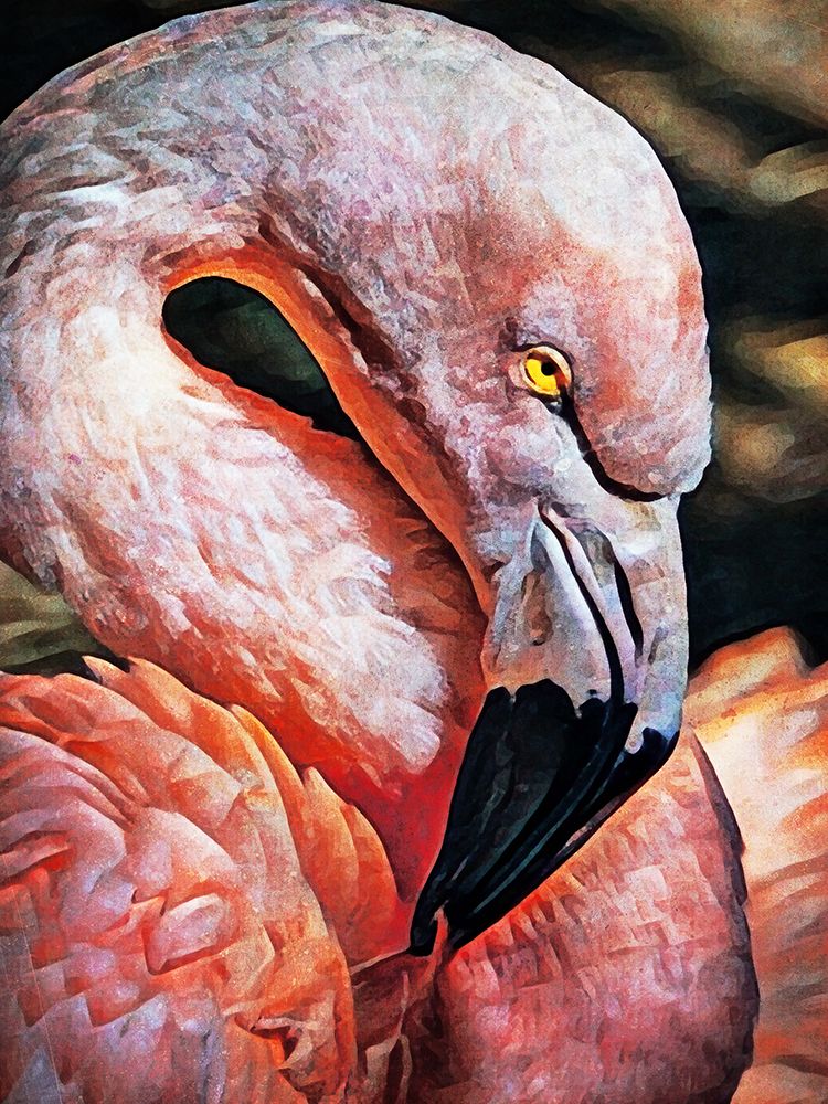 Flamingo Flirtation art print by Ashley Aldridge for $57.95 CAD