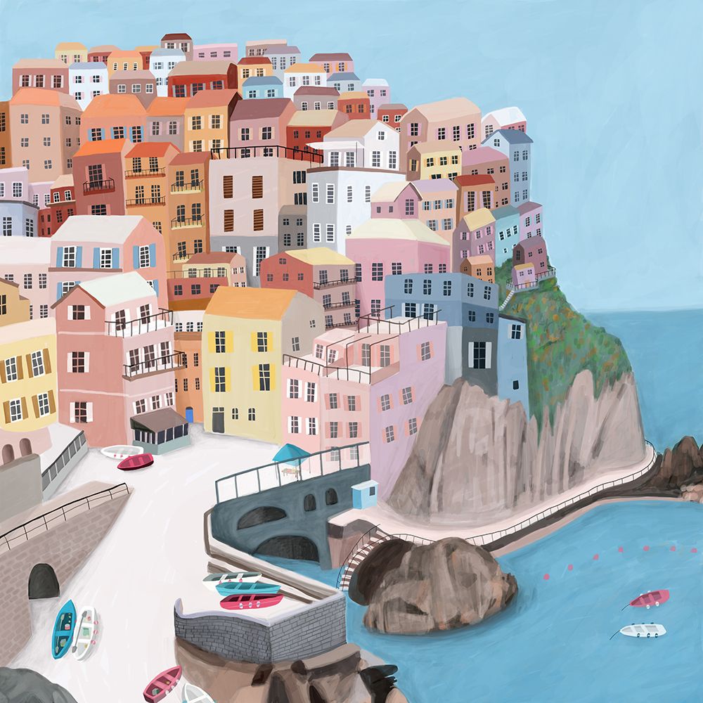 ManaroIa, Italy art print by Carla Daly for $57.95 CAD