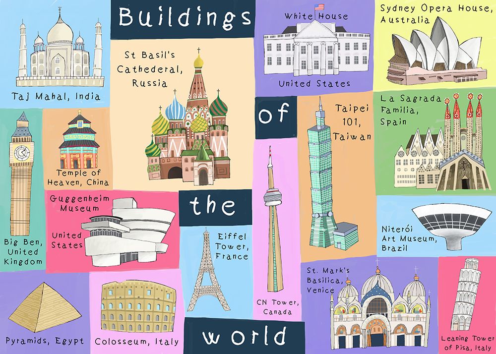 Builds World art print by Carla Daly for $57.95 CAD