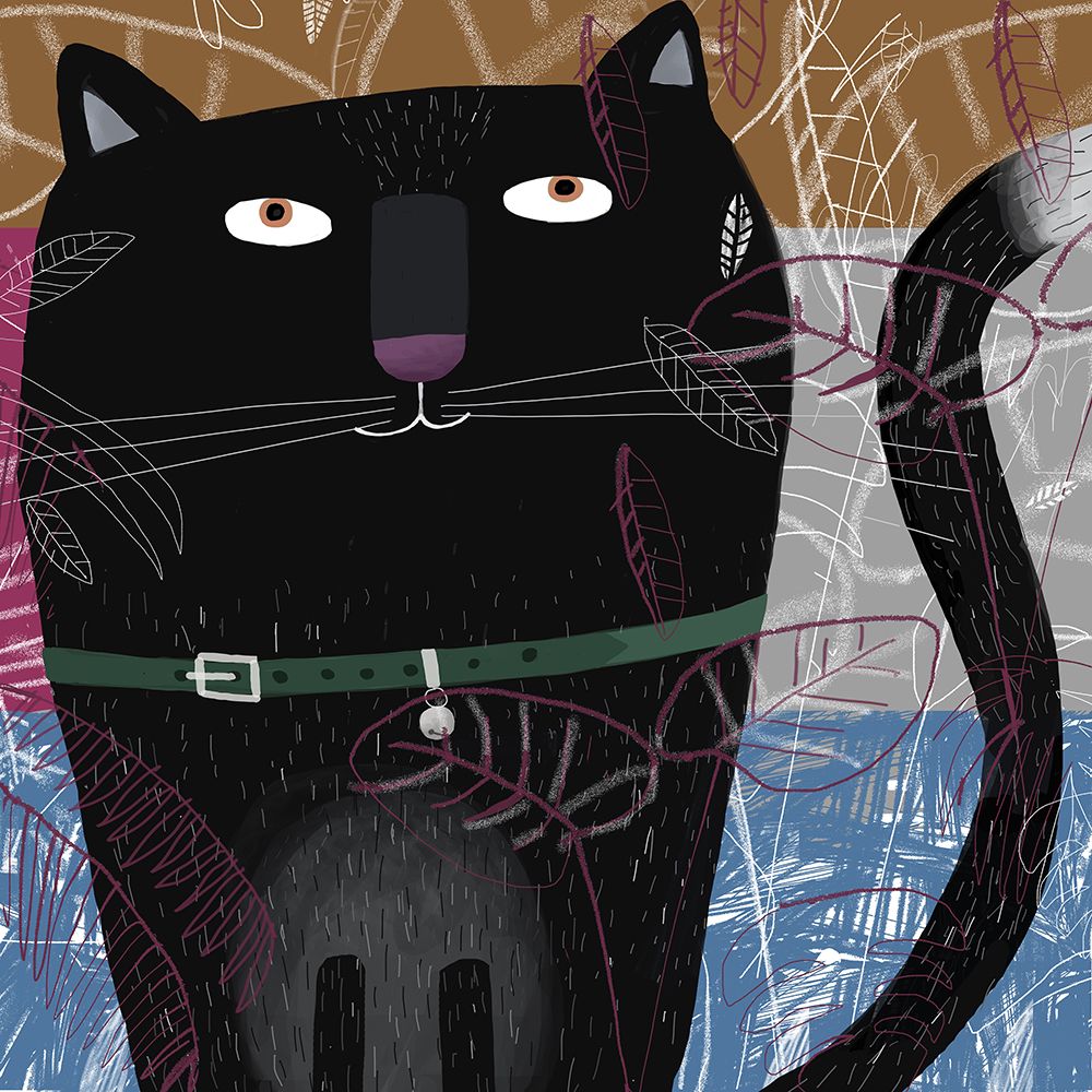 Black Cat art print by Carla Daly for $57.95 CAD