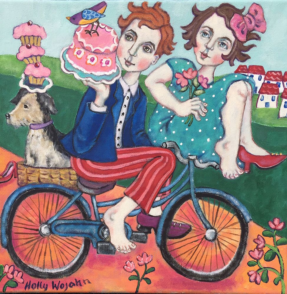 The Cake Getaway art print by Holly Wojahn for $57.95 CAD