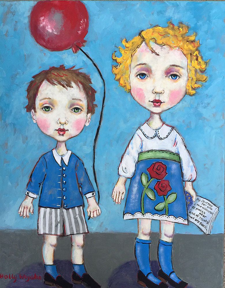 The Red Balloon art print by Holly Wojahn for $57.95 CAD