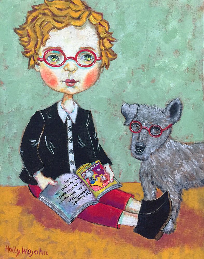 The Boy Who Loved to Read art print by Holly Wojahn for $57.95 CAD