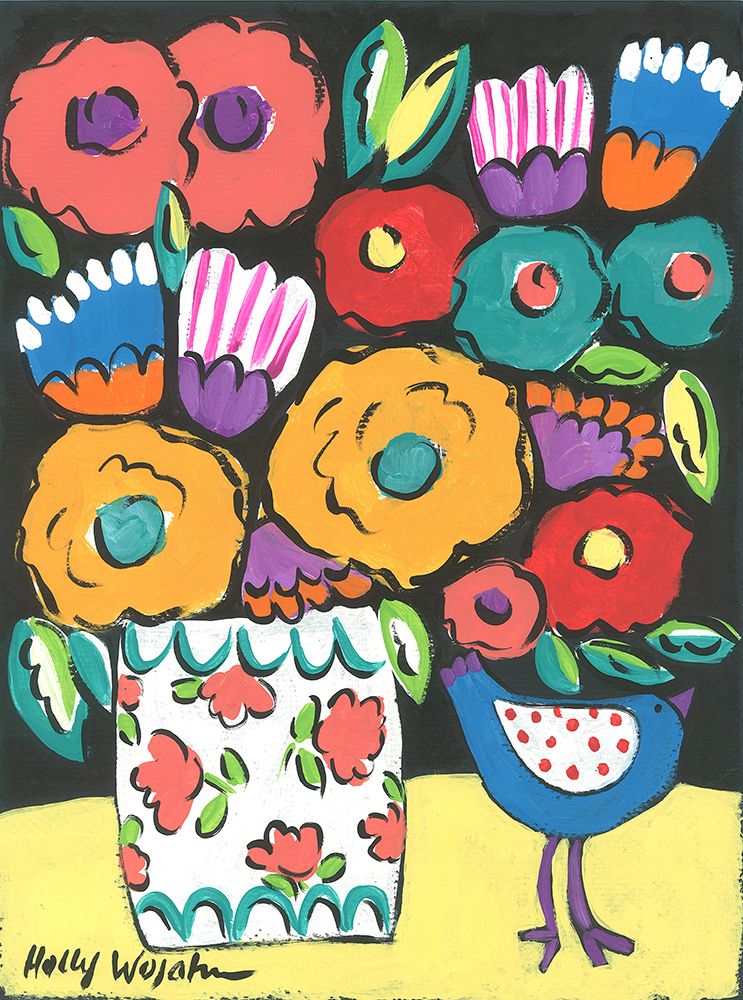 Wild Flowers II art print by Holly Wojahn for $57.95 CAD