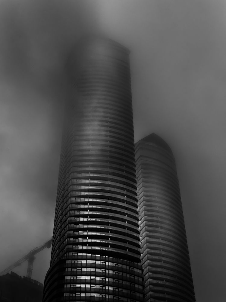 Downtown Toronto Fogfest No 20 art print by Brian Carson for $57.95 CAD