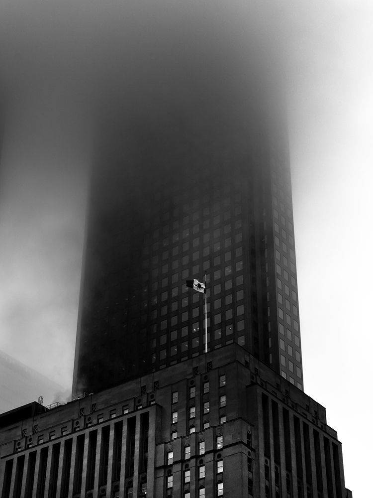 Downtown Toronto Fogfest No 28 art print by Brian Carson for $57.95 CAD